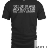 Fear Leads To Anger May The Fourth 70s 80s Classic Tv Lovers T-shirt