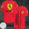 Ferrari Red Baseball Jersey