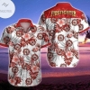 Firefighter Tropical Hawaiian Shirt