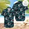 Fishing Hawaiian Shirt Fish Hook Pattern Tropical Hawaii Aloha Shirt Black Adult Full Print