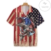 Fishing Tee Shirt Hookeed On Freedom American Flag Hawaiian Shirt