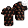 Flaming Angry Skull Hawaiian Shirt