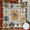 Flower Bee All You Can Bee Quilt Blanket