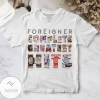 Foreigner Complete Greatest Hits Compilation Album Cover Shirt