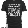 Funny Airsoft Art Men Kids Airsoft Lover Gun Shooting Sports T-shirt
