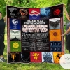 Game Of Thrones Thank You For The Memories Signatures Quilt Blanket