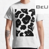Happy Sad Cow Skin Pattern Blobs T-shirt