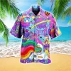 Hippie Style Hawaiian Shirt