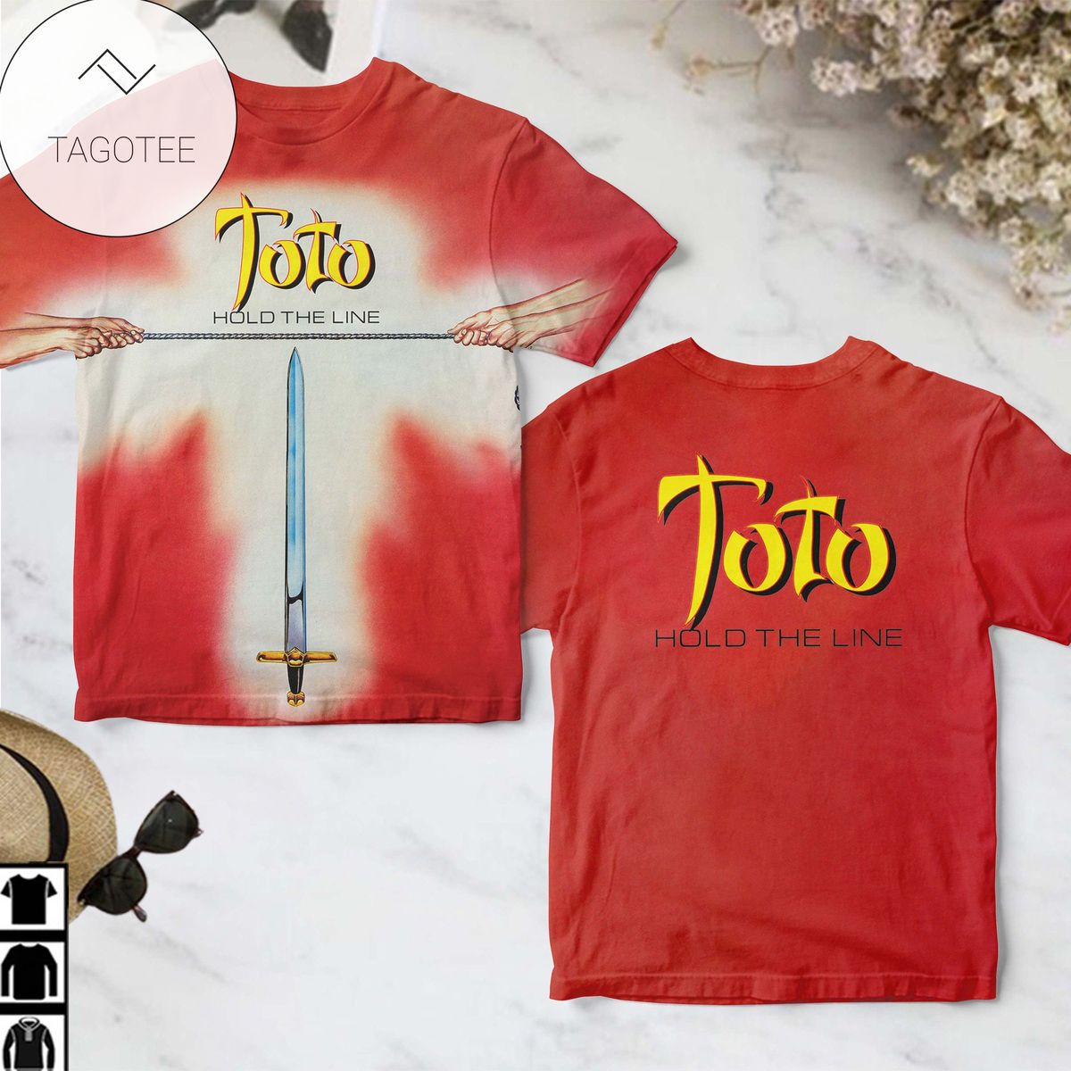 Hold The Line Album By Toto Shirt