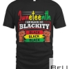 I'm Black 365 Blackity Black Afro American Pride Juneteenth Shirt