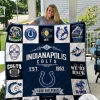 Indianapolis Colts Est 1953 Loud And Proud Quilt Blanket
