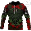 Irish Red And Green Hoodie