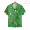 Irish and Wine Ireland land Happy Patrick's Day Green Hawaiian Shirt