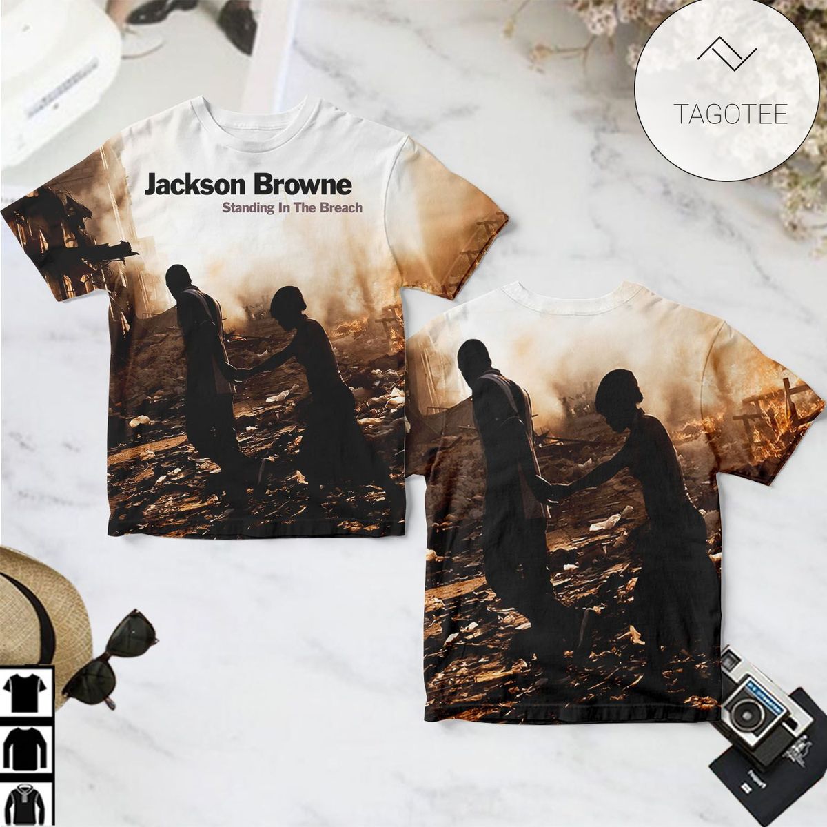Jackson Browne Standing In The Breach Album Cover Shirt