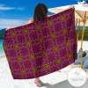 Kaleidoscope Abstract Print Design Sarong Womens Swimsuit Hawaiian Pareo Beach Wrap