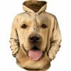 Labrador You Are My Boss Yellow Hoodie