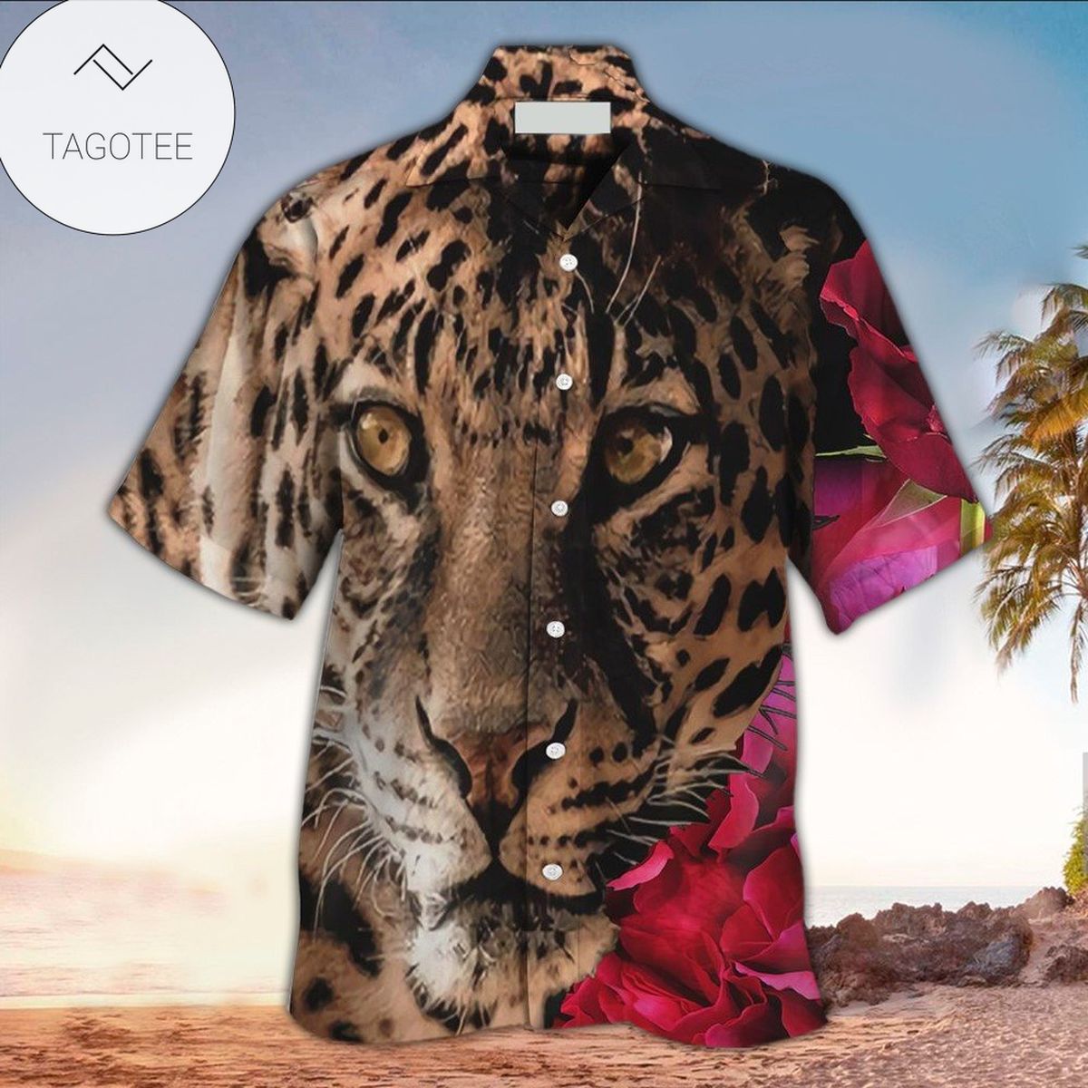 Leopard Aloha Shirt Perfect Hawaiian Shirt For Leopard Lover
