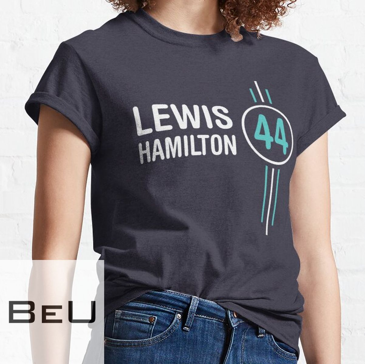 Lewis Hamilton Formula 1 Motorsports World Champion Car Racing Classic T-shirt