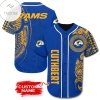 Los Angeles Rams 2022 Super Bowl Champions - Nfl Los Angeles Rams Baseball Jersey Shirt - Personalized Premium Baseball Jersey