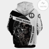 Marine Engineer Black And White Hoodie