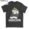 Mens Dadacorn Fathers Day Unicorn Dad Funny Unicorn T-shirt