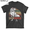 Mens Dadasaurus Dadsaurus Cool T Rex Dad Father S Day Gift T-shirt