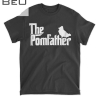 Mens Funny Pomeranian Father Dad The Pom Father Tee T-shirt