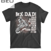 Mens Mx Dad Coach Sponsor Mechanic Driver Riding Buddy Dirt Bike T-shirt