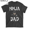 Mens Ninja Dad Funny Shuriken Father Ninjadad T-shirt