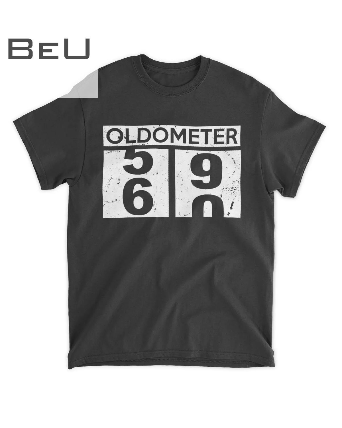 Mens Oldometer 59 60 60th Birthday Funny Men Dad Father Gifts T-shirt