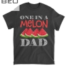 Mens One In A Melon Dad Mom Watermelon Matching Family T-shirt
