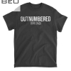 Mens Outnumbered Girl Dad Dad Father T-shirt