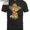 Mexican Gamer Cinco De Mayo Serape Poncho Video Game T-shirt