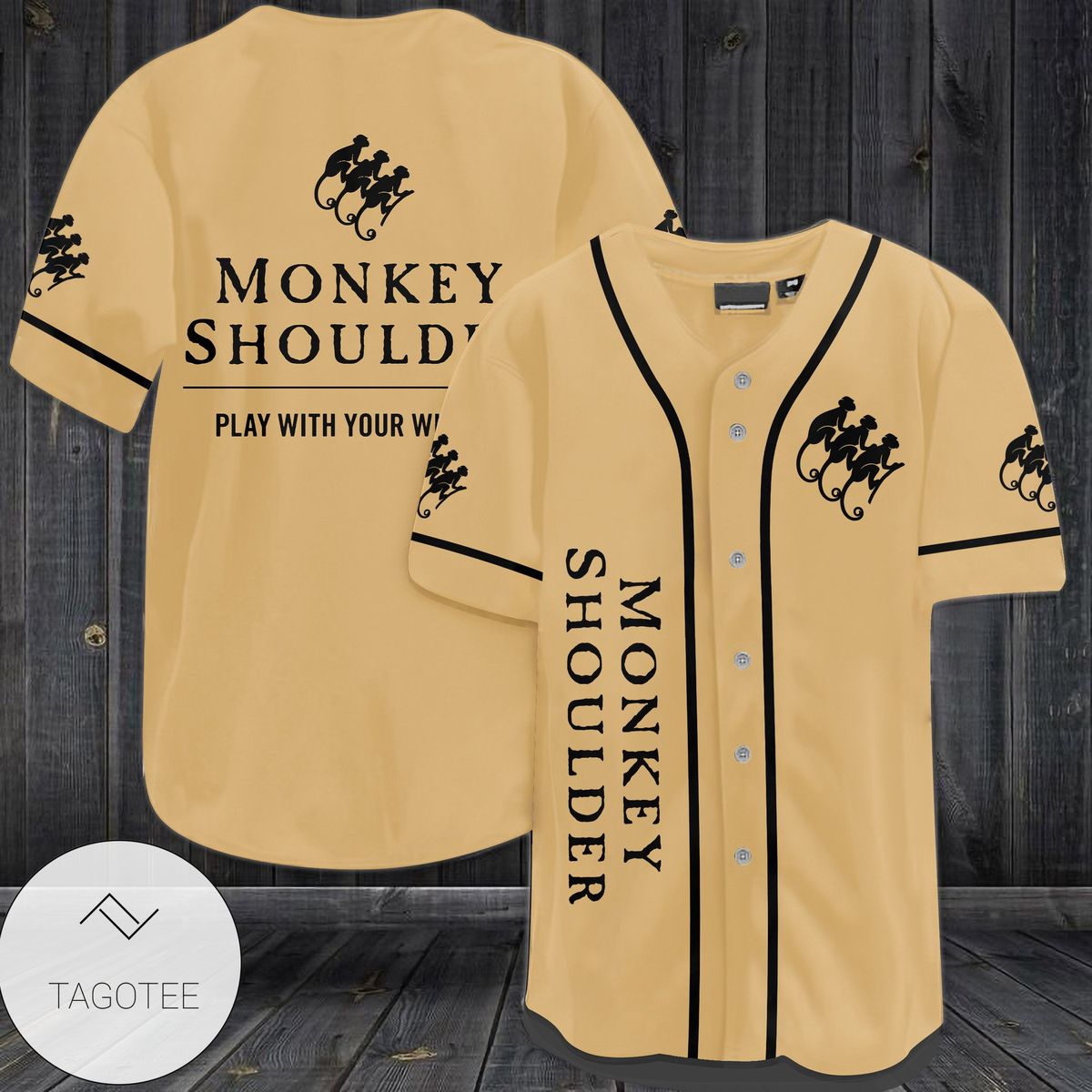 Monkey Shoulder Baseball Jersey