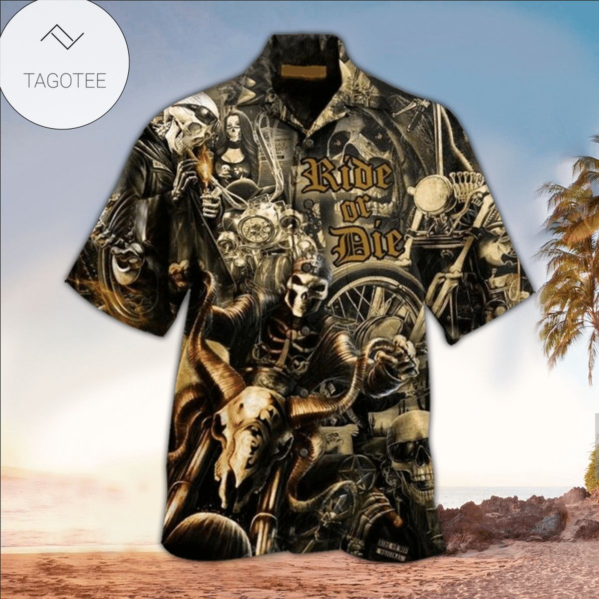 Motorcycle Shirt Hawaiian Shirt For Motor Lovers