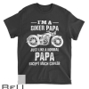 Motorcycle Shirts Biker Papa Bike Tees Men Dad Grandpa Gifts T-shirt
