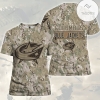 NHL Columbus Blue Jackets Camouflage 3D T-shirt