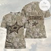 NHL Dallas Stars Camouflage 3D T-shirt
