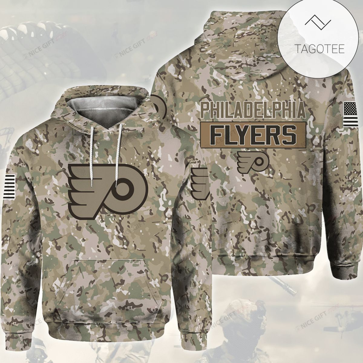 NHL Philadelphia Flyers Camouflage Hoodie
