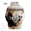 New Fashion Megadeth Band Print Men Coat Jacket Power Tan Hoodie