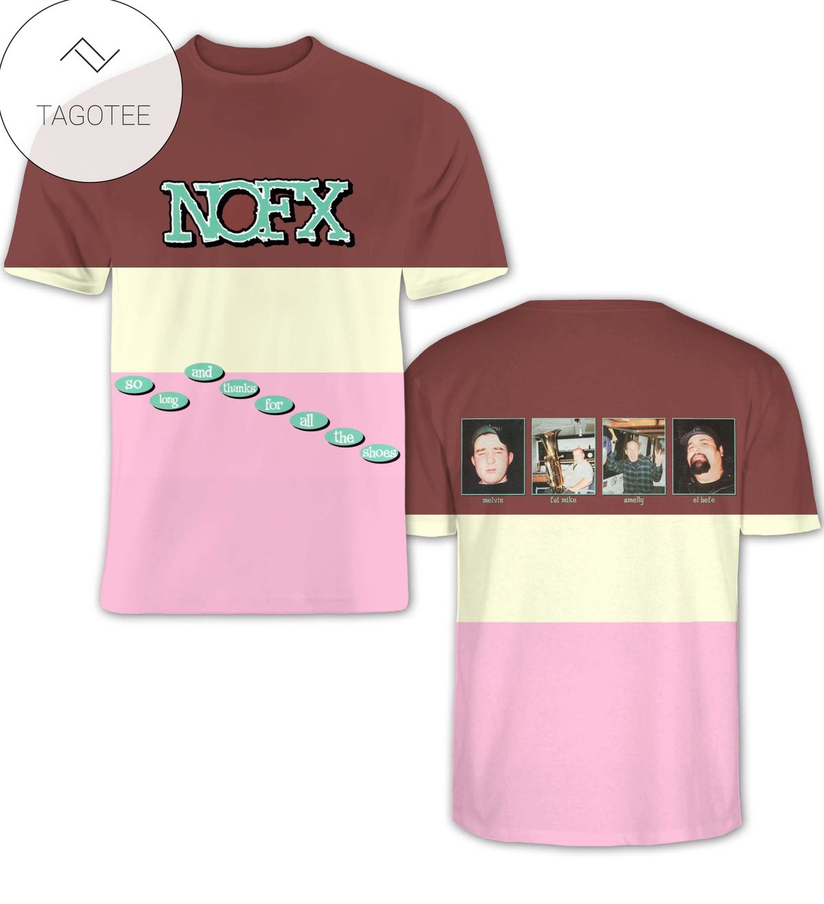 Nofx So Long And Thanks For All The Shoes Album Cover Shirt