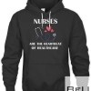 Nurses Are The Heartbeat Of Healthcare - Funny Nurse Hearting - Women Girls Love Nursing Day T-shirt