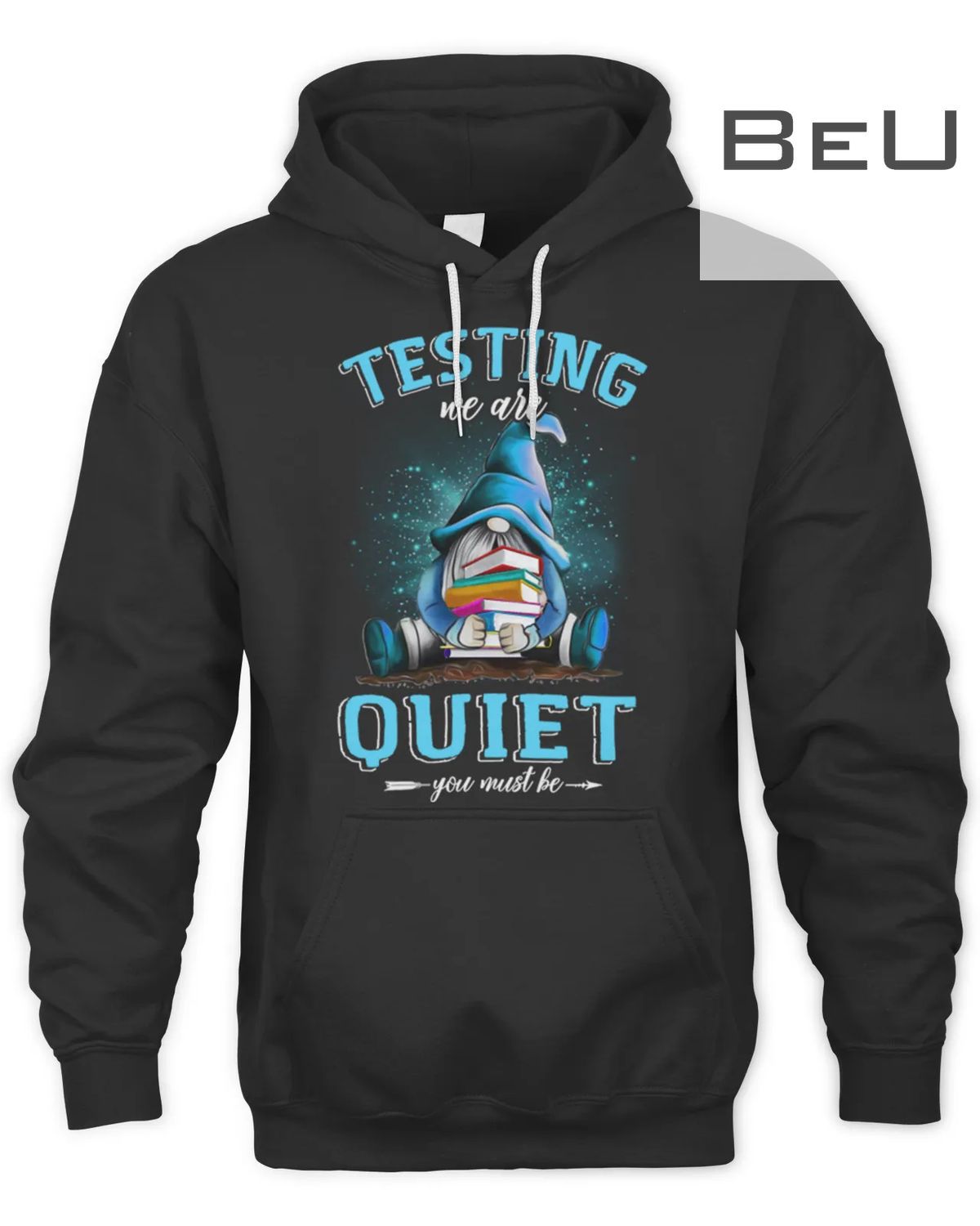Official 877 Gnome Books Testing We Are Quiet You Must Be T-shirt