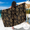 Owl Tribal Polynesian Design Print Sarong Womens Swimsuit Hawaiian Pareo Beach Wrap