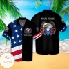 Personalized Eagle Aloha Shirt Hawaiian Shirt For Eagle Lovers