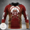 Personalized Name The First Nation Red Personalized Name Hoodie