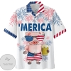 Pig America Drinking Beer Independence Day Is Coming Hawaiian Shirt