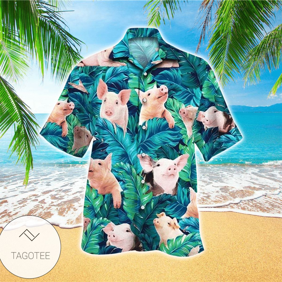 Pig Hawaiian Shirt
