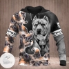 Pitbull Great Black And Grey Cool Hoodie
