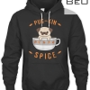 Pugkin Spice Pug For Women Pug Thanksgiving 160 T-shirt